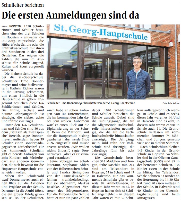 Ibbenburener Volkszeitung 22.11.2025 Julia Kolmer AutorinCivz.medien GmbH Co. KG alle Rechte vorbehalten